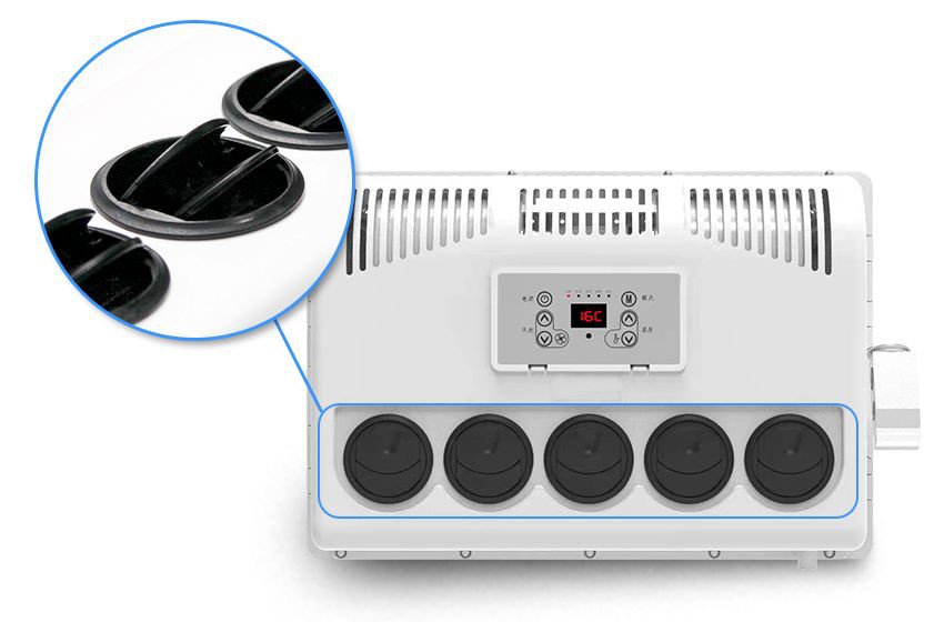 indoor unit of small air conditioner for truck bed